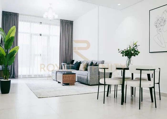 Furnished 1Bedroom Apartment Equipped Kitchen Near Airport & Metro Idea For Family And Business